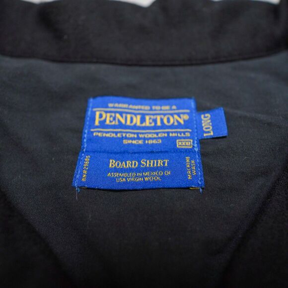 Pendleton Virgin Wool Board Long Sleeve Button Down Shirt - Men XXXL - Picture 2 of 6